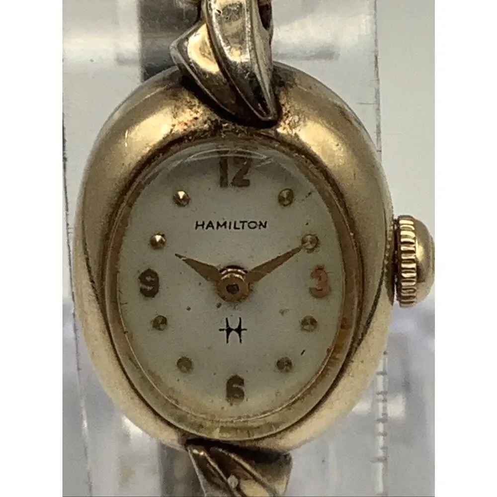 Vintage Hamilton 10K RGP Women's Watch Sub-Dial